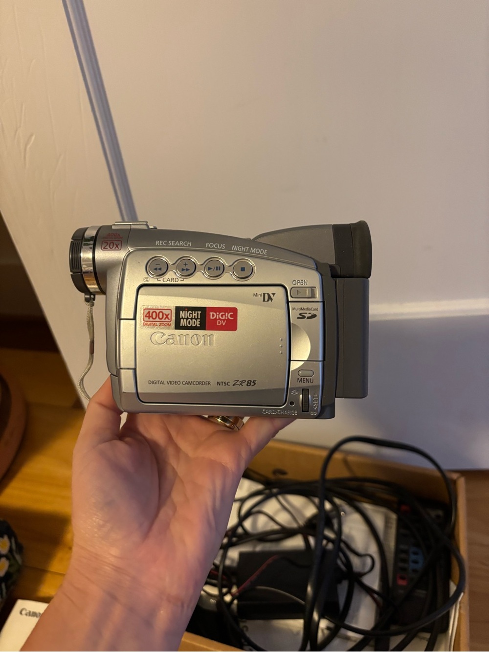 Canon Silver Handheld Digital Video Camcorder